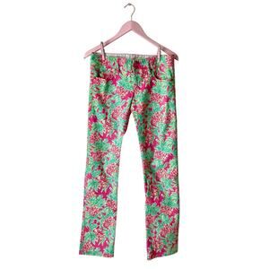 Lilly Pulitzer Floral ‘Worth Straight Jean’